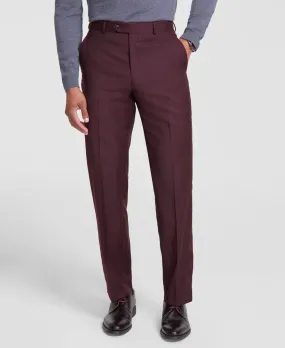 Michael Kors Mens Classic fit Dress Pants 34 / 34 Red Solid Stretch