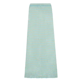 Micro Stripe Ribbed Skirt