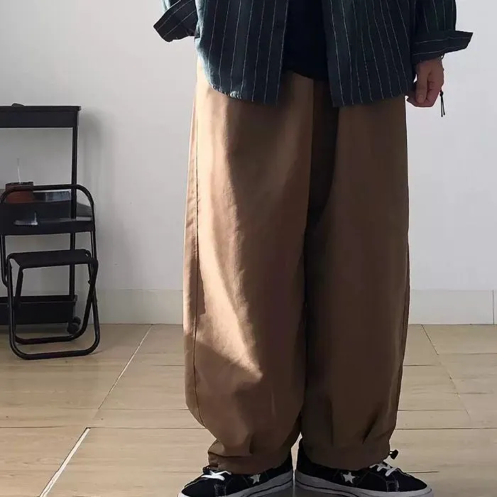 Mid-high Waist Loose Wide-leg Pants N0462