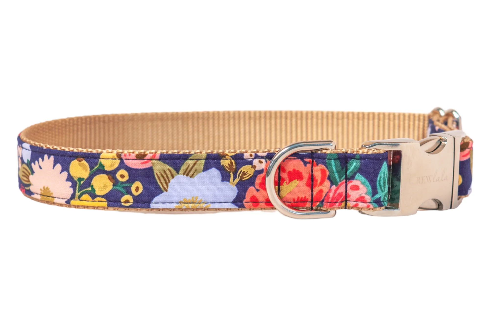Midnight Floral Dog Collar