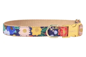 Midnight Floral Dog Collar