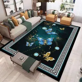 Modern 3D Design  Butterfly's Luxury Non-Slip  Rug Carpet