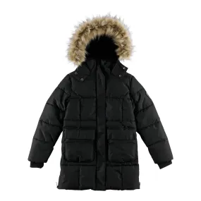 Mountain Ridge Girl's Faux Fur Lined Deluxe Parka