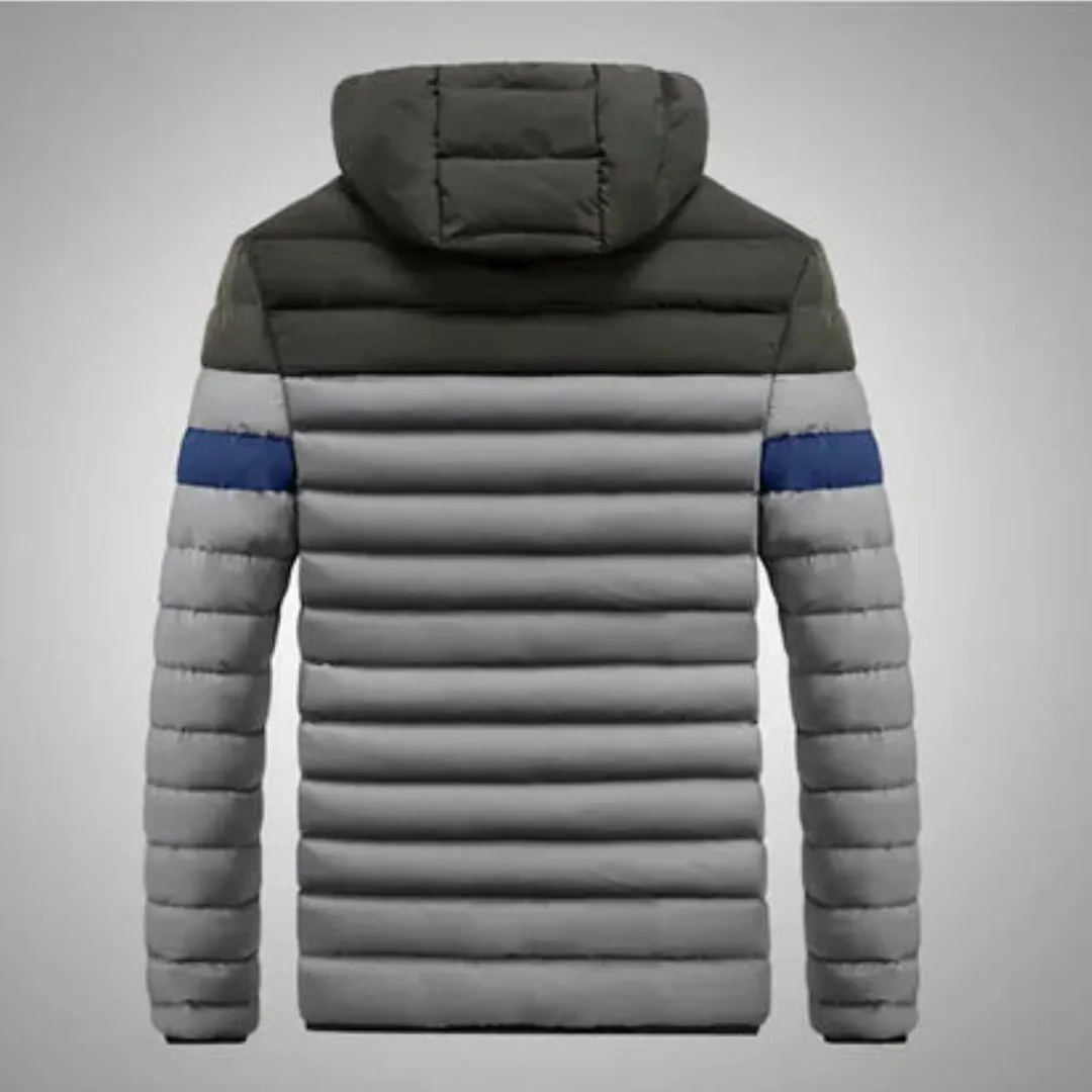 Nordic Parka | Moderne Herrenwinterjacke mit Kapuze