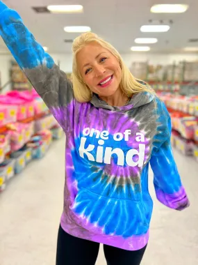 One Of A Kind Purple Swirl Hoodie
