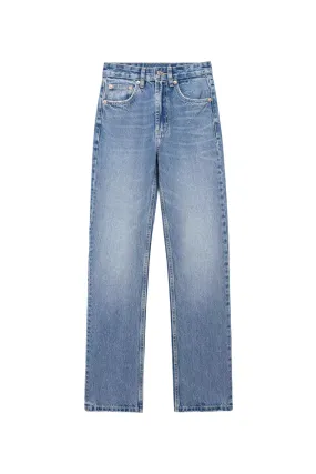 'Ophelia' High-waist Straight Denim Jeans (2 Colors)