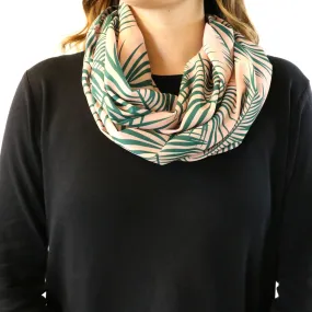 Palm Leaves Infinity Scarf