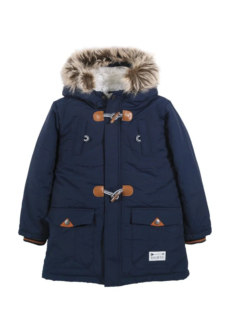Parka Paul Niño Azul piedra Black and Blue
