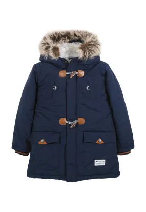 Parka Paul Niño Azul piedra Black and Blue