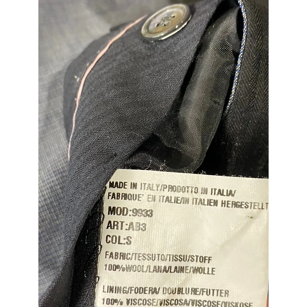 PAUL SMITH Men's Blue Wool Flat Front Dress Pants SZ 32X30