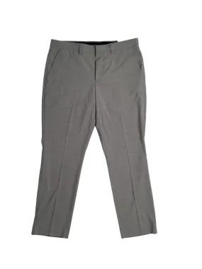 Perry Ellis Portfolio Mens Slim Fit Dress Pants Dark Grey 34 x 29