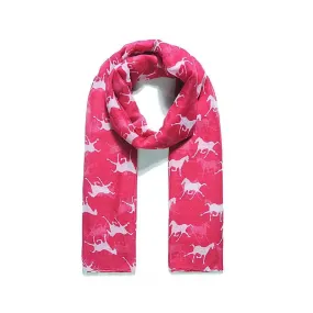 Platinum Blaze Printed Horse Scarf