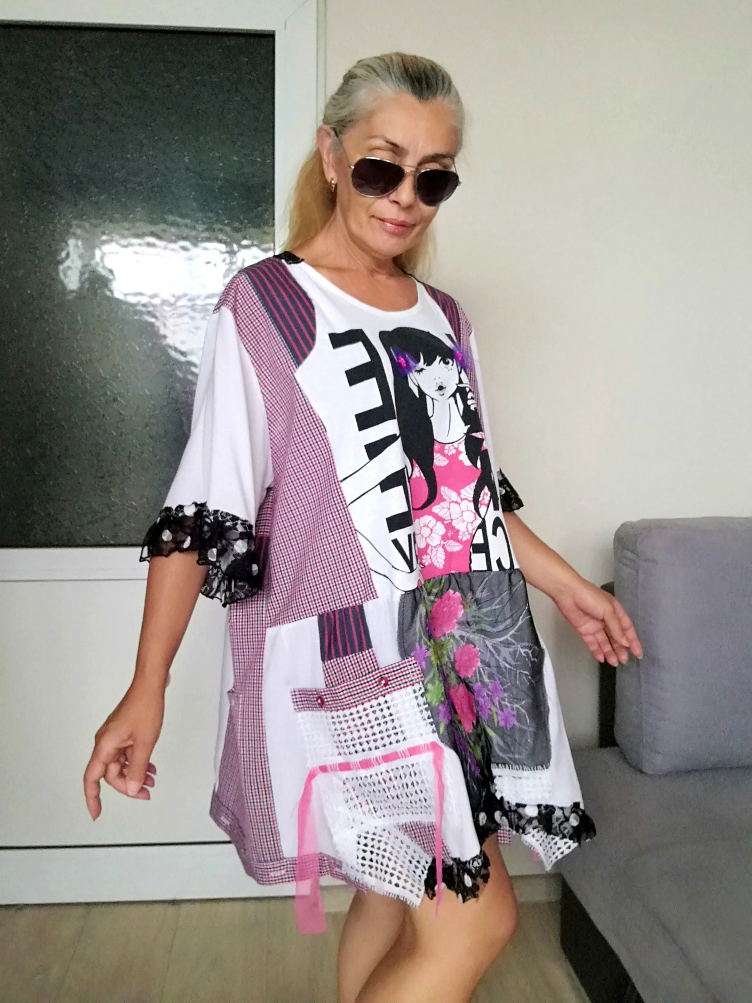 Plus Size Summer Dress 4XL Maxi Boho Shirt Dress For Women