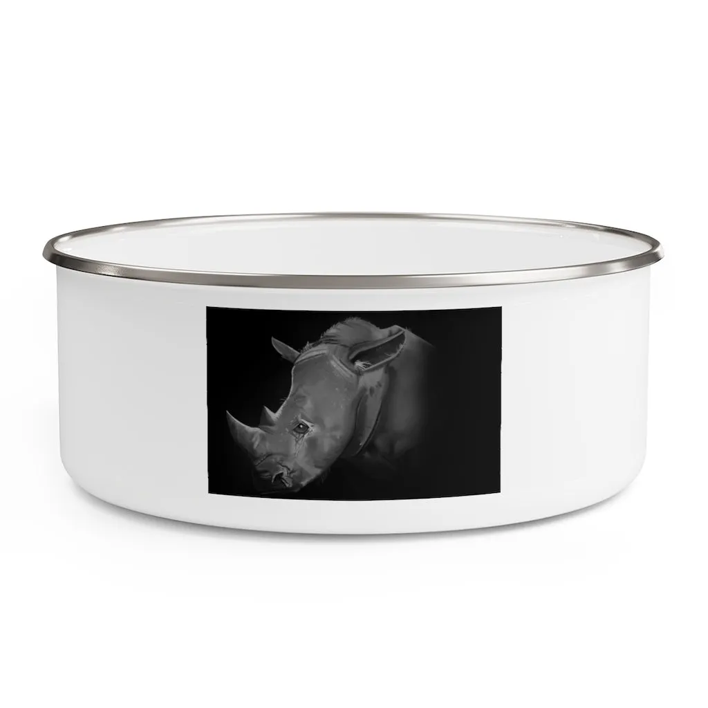 Rhino Enamel Bowl