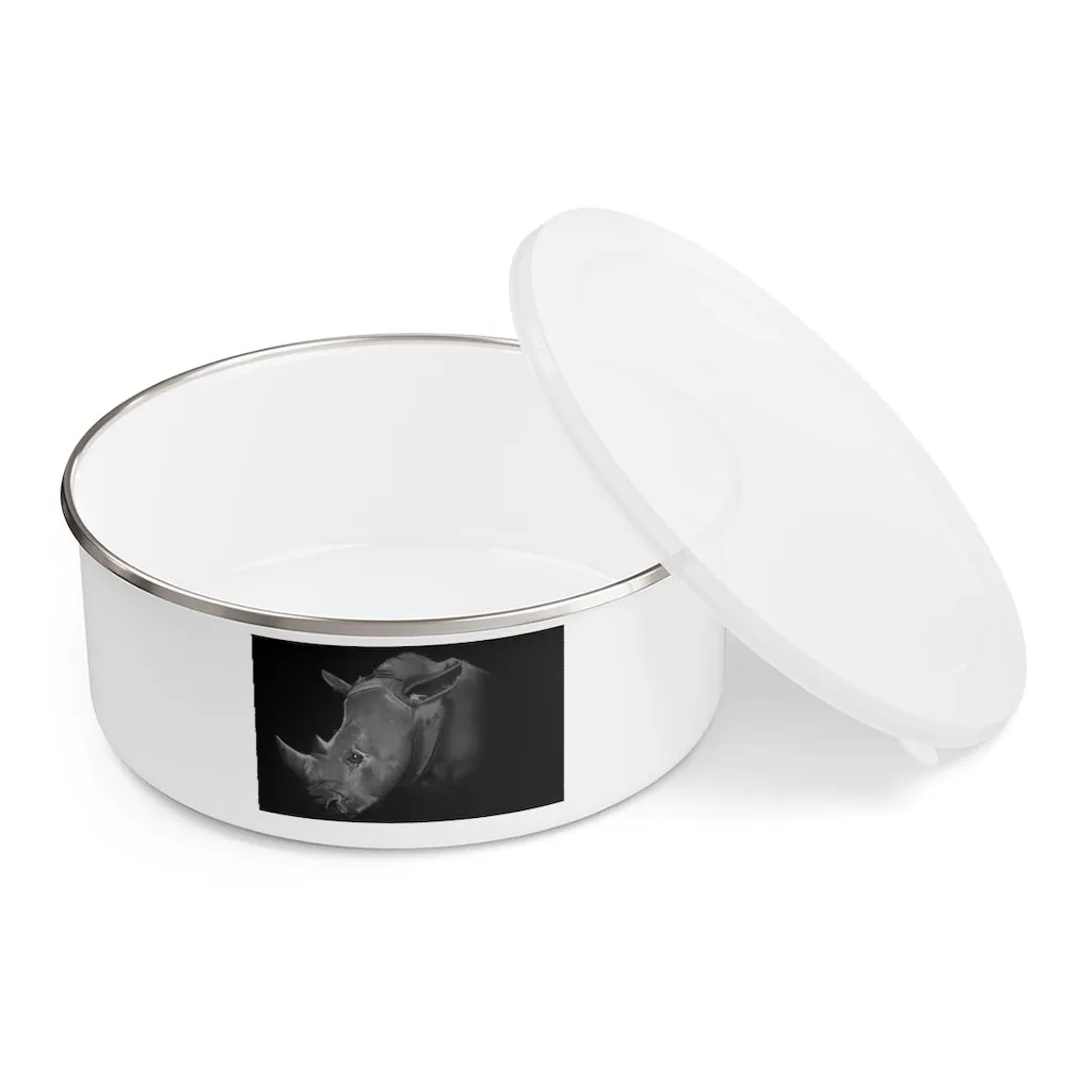 Rhino Enamel Bowl