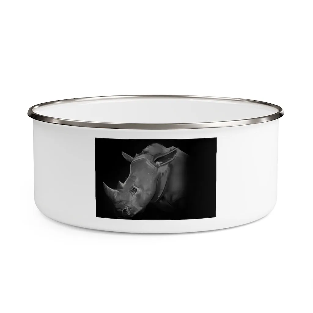 Rhino Enamel Bowl