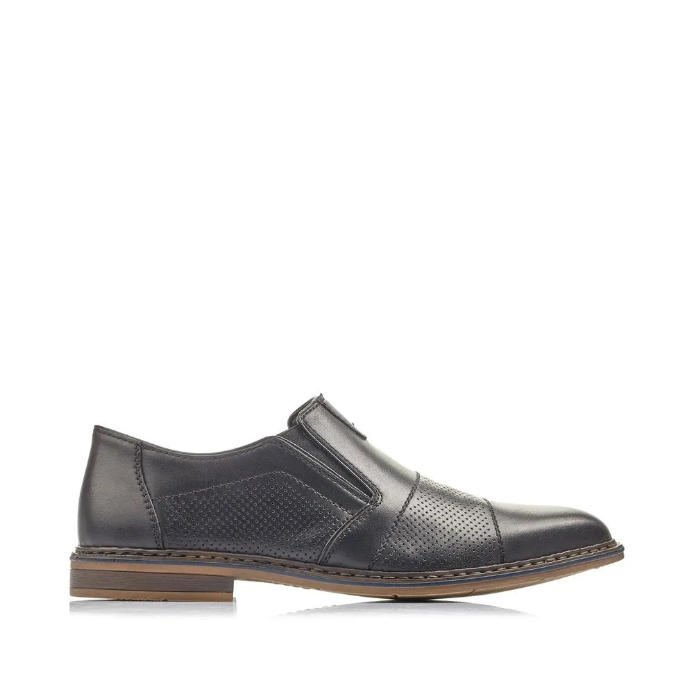 Rieker Men's Slip On Shoe Black