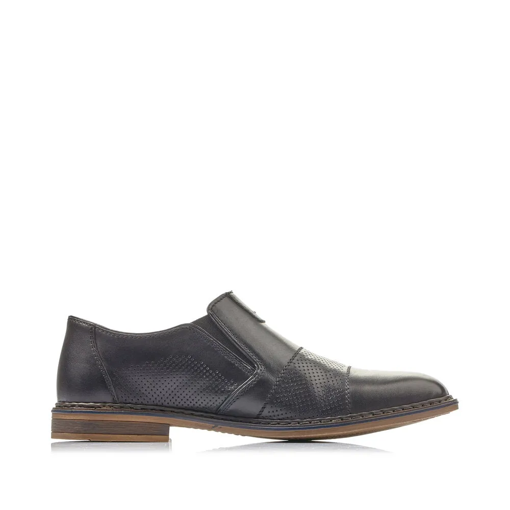 Rieker Men's Slip On Shoe Black