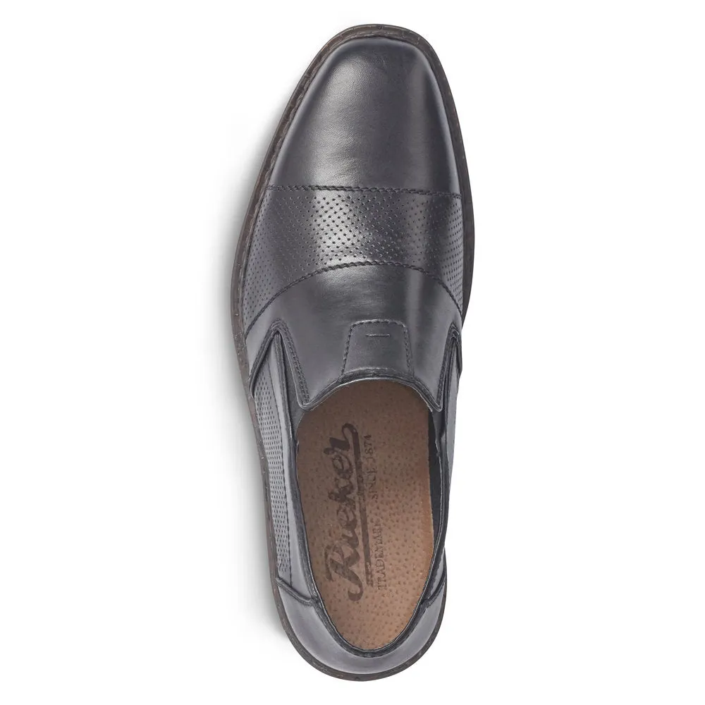 Rieker Men's Slip On Shoe Black