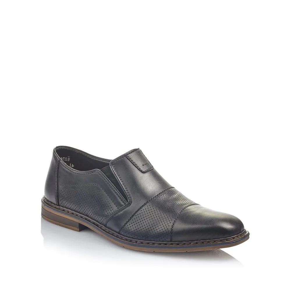 Rieker Men's Slip On Shoe Black