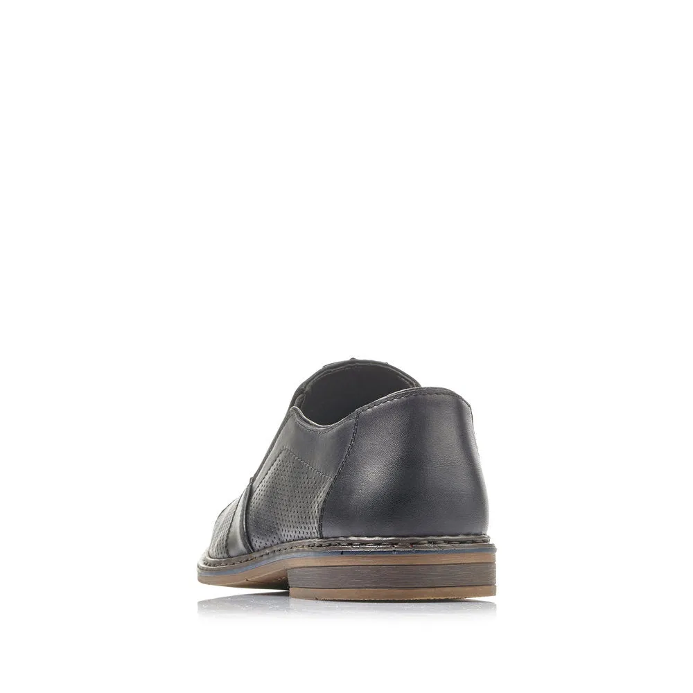 Rieker Men's Slip On Shoe Black