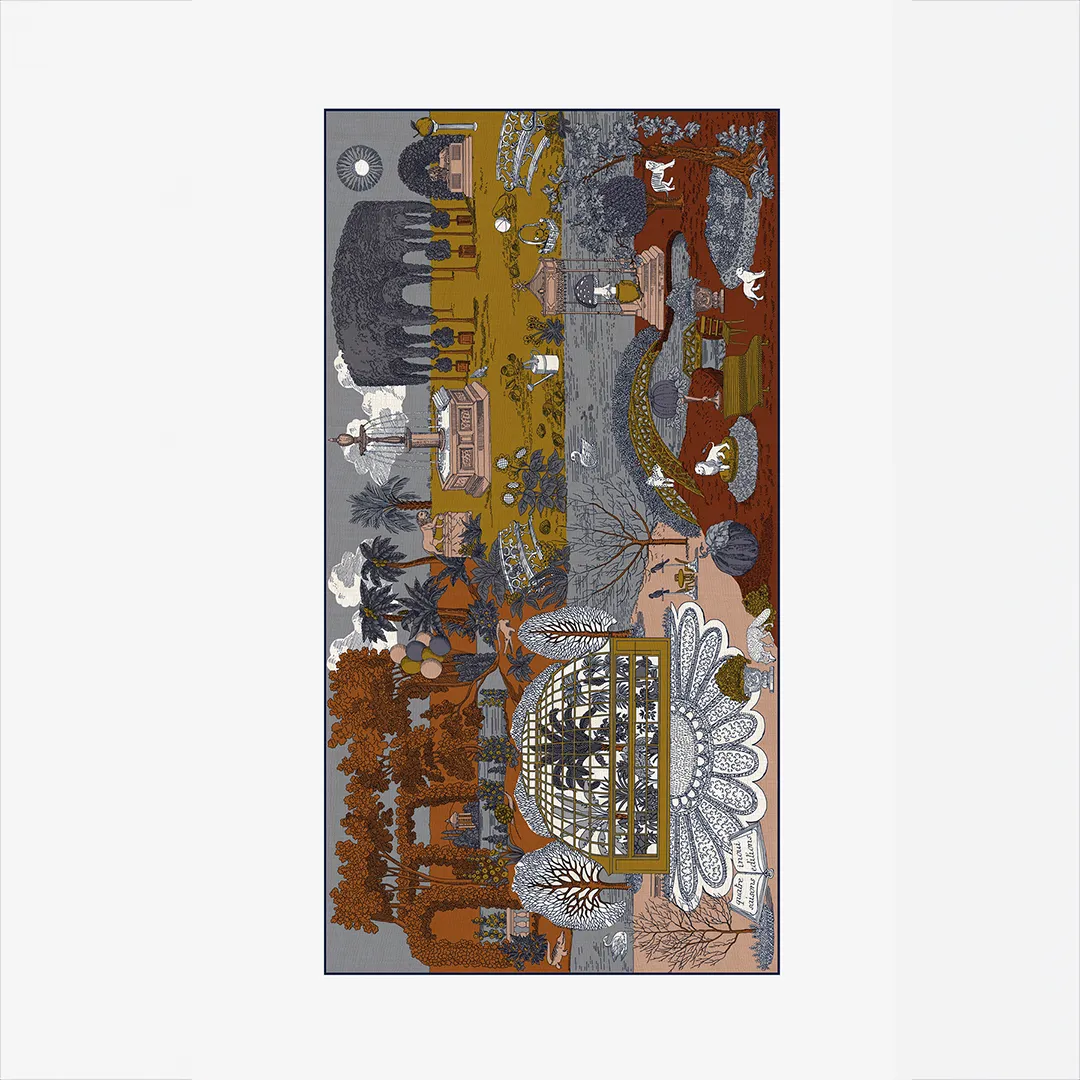Scarf 100 'Quatre Saisons' in Autumn by Inoui Editions