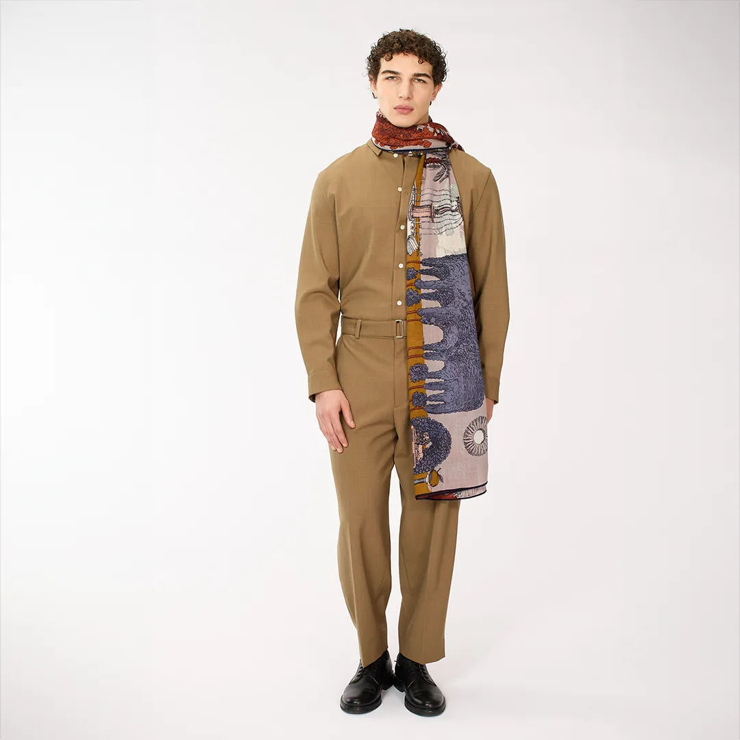 Scarf 100 'Quatre Saisons' in Autumn by Inoui Editions