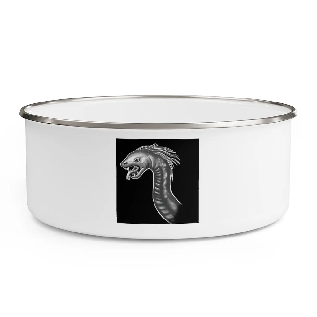 Serpent Enamel Bowl