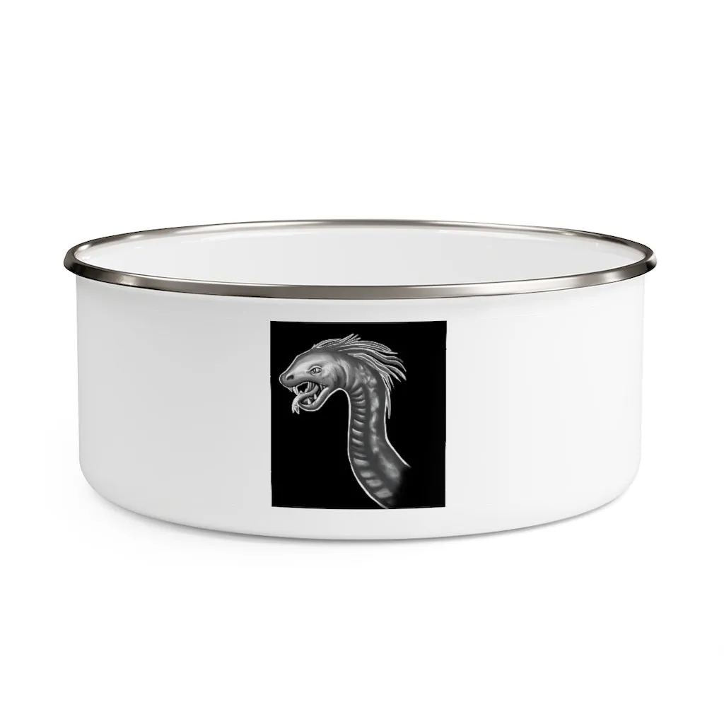 Serpent Enamel Bowl