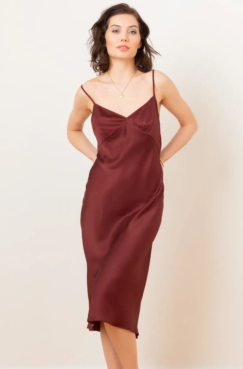 Silk Knee-Length Slip