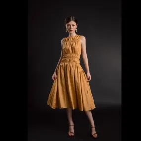 Silk Midi Dress - Silk Sleeveless Dress
