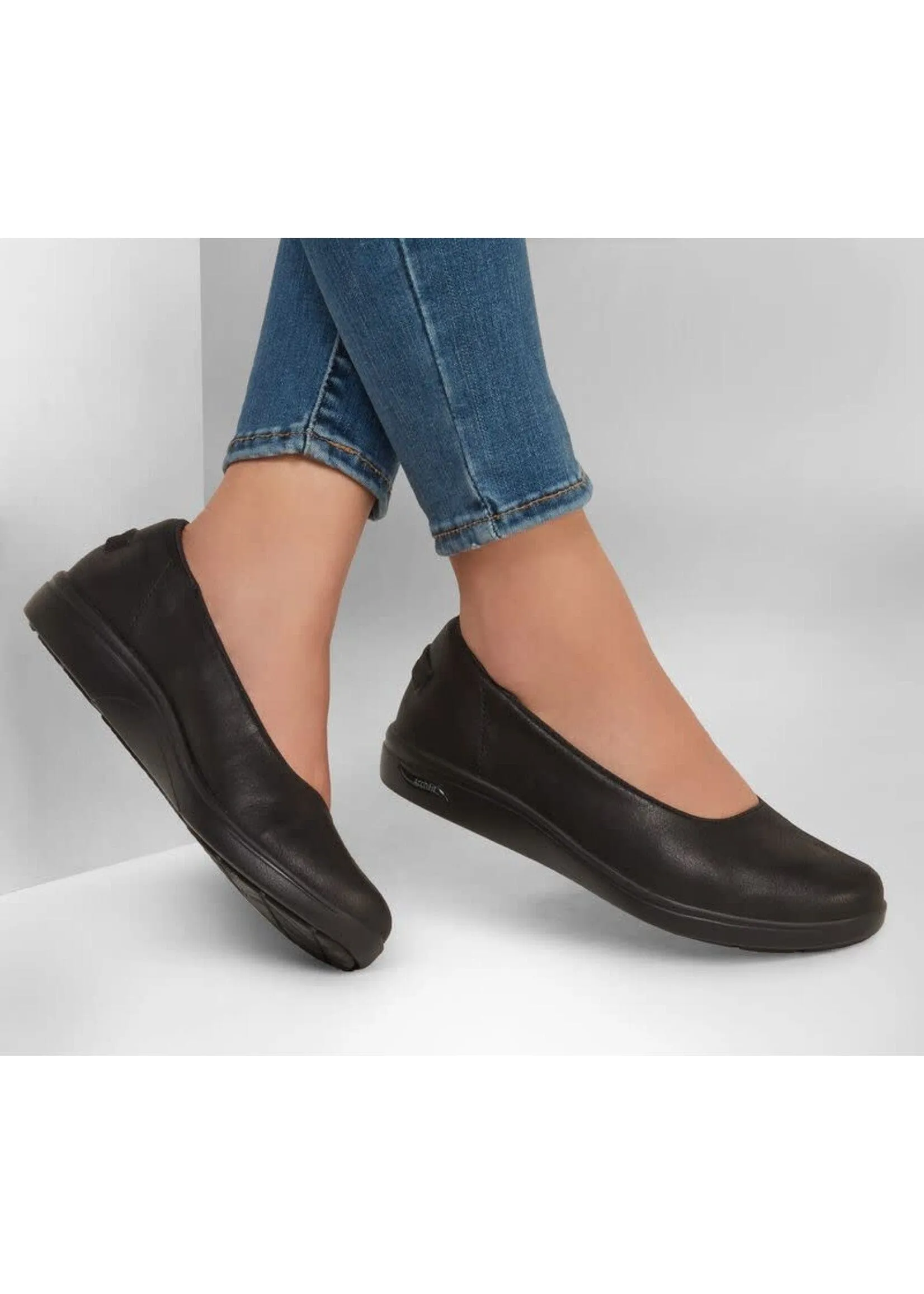 Skechers Women's Uplift Ballet Flats- Black
