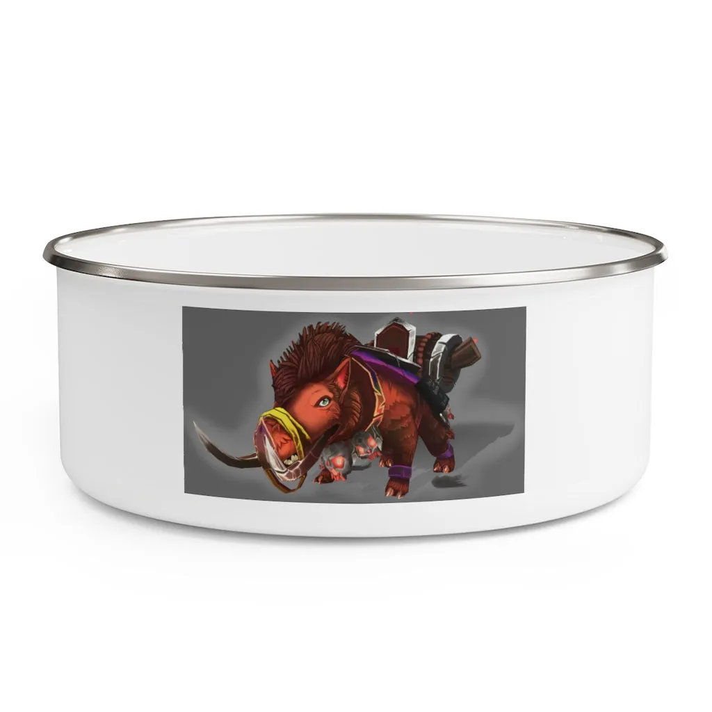 Spam the Death Mount Enamel Bowl