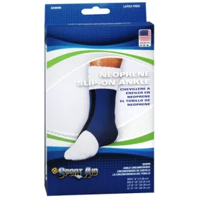 Sport Aid Neoprene Slip-On Ankle Brace, Large