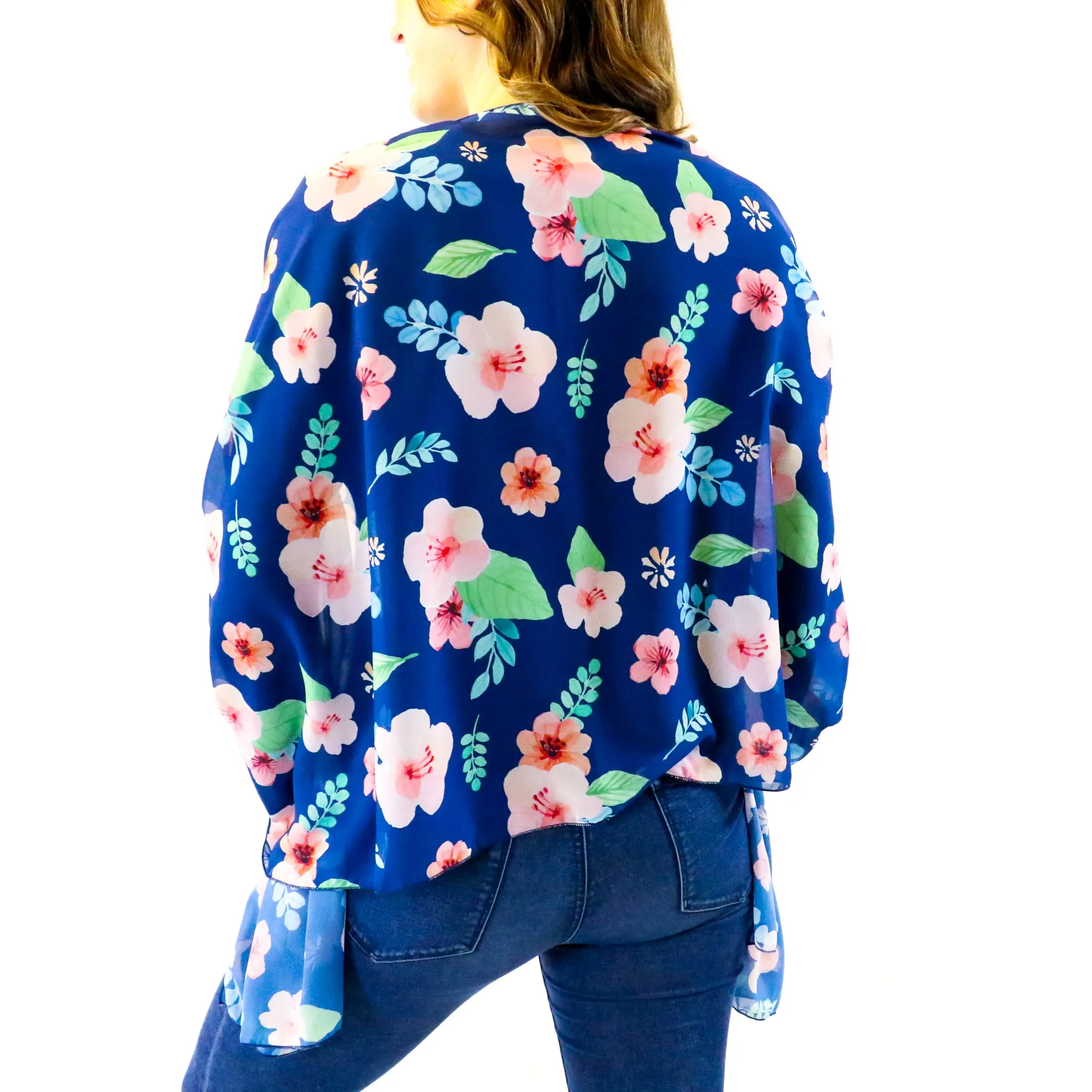 Sugar Floral Rectangle Scarf