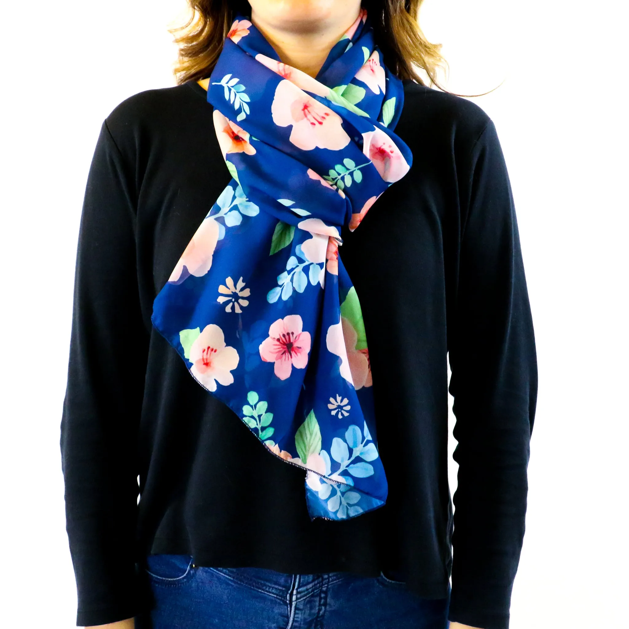 Sugar Floral Rectangle Scarf