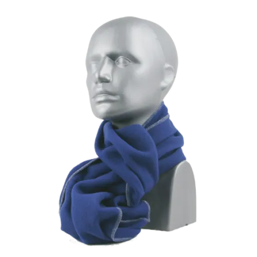 SUPER-SOFT MICROFLEECE INFINITY SCARF - BLUE