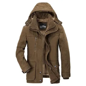 Tommy™ dikke waterdichte winddichte parka winterjas met capuchon