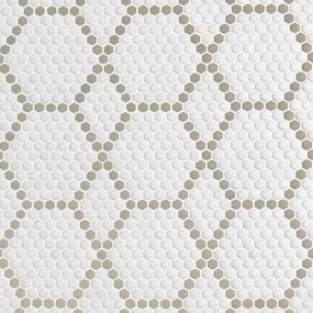 Tulle Country, Hexagon Mosaic - Glass Tile
