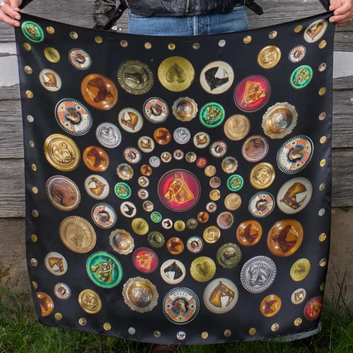 Unbridled Silk Scarf choice of sizes and colors