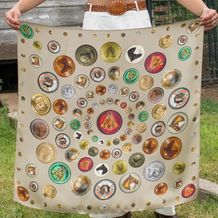 Unbridled Silk Scarf choice of sizes and colors