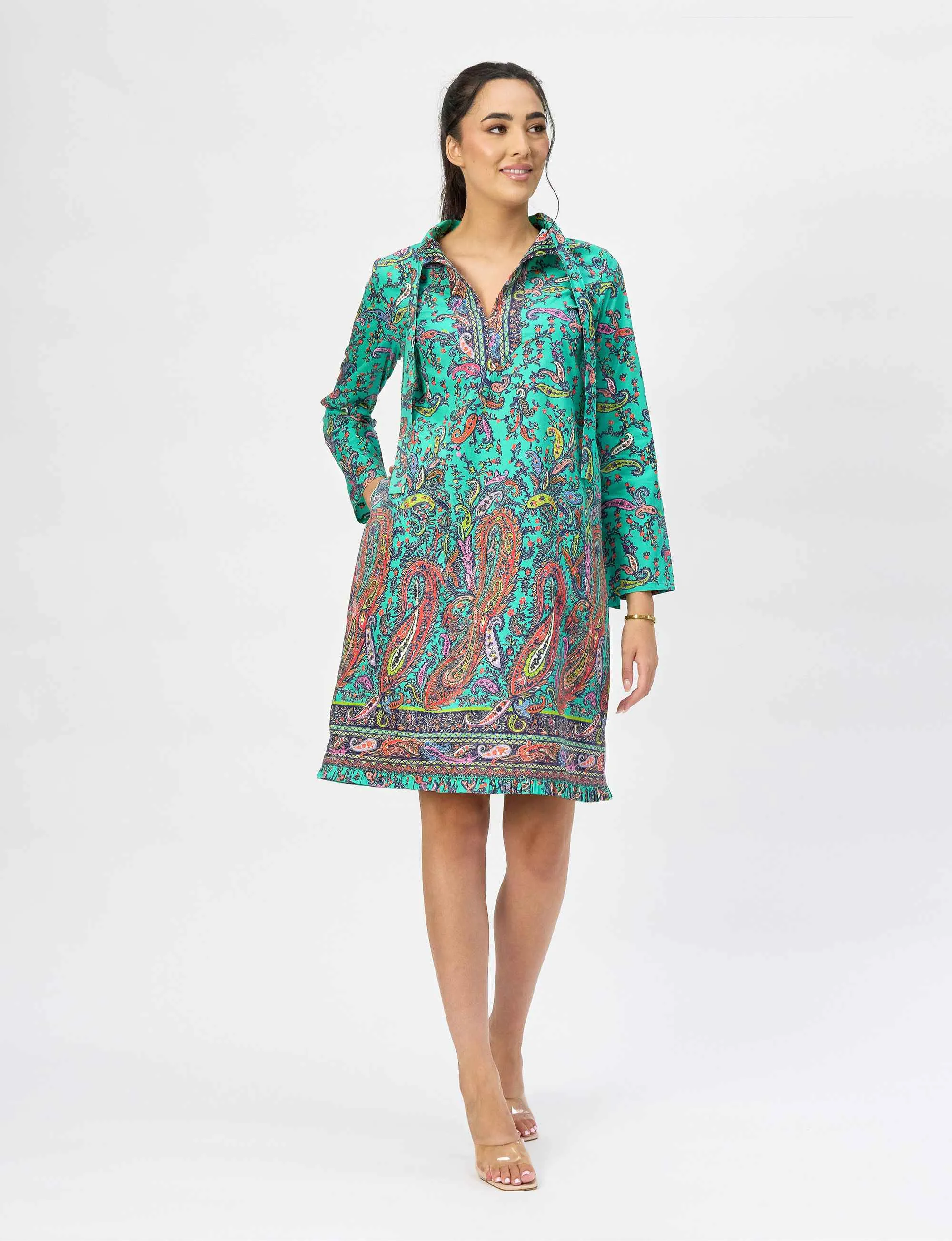 Ursula 'Jaipur Dreams' A-line Shift Dress