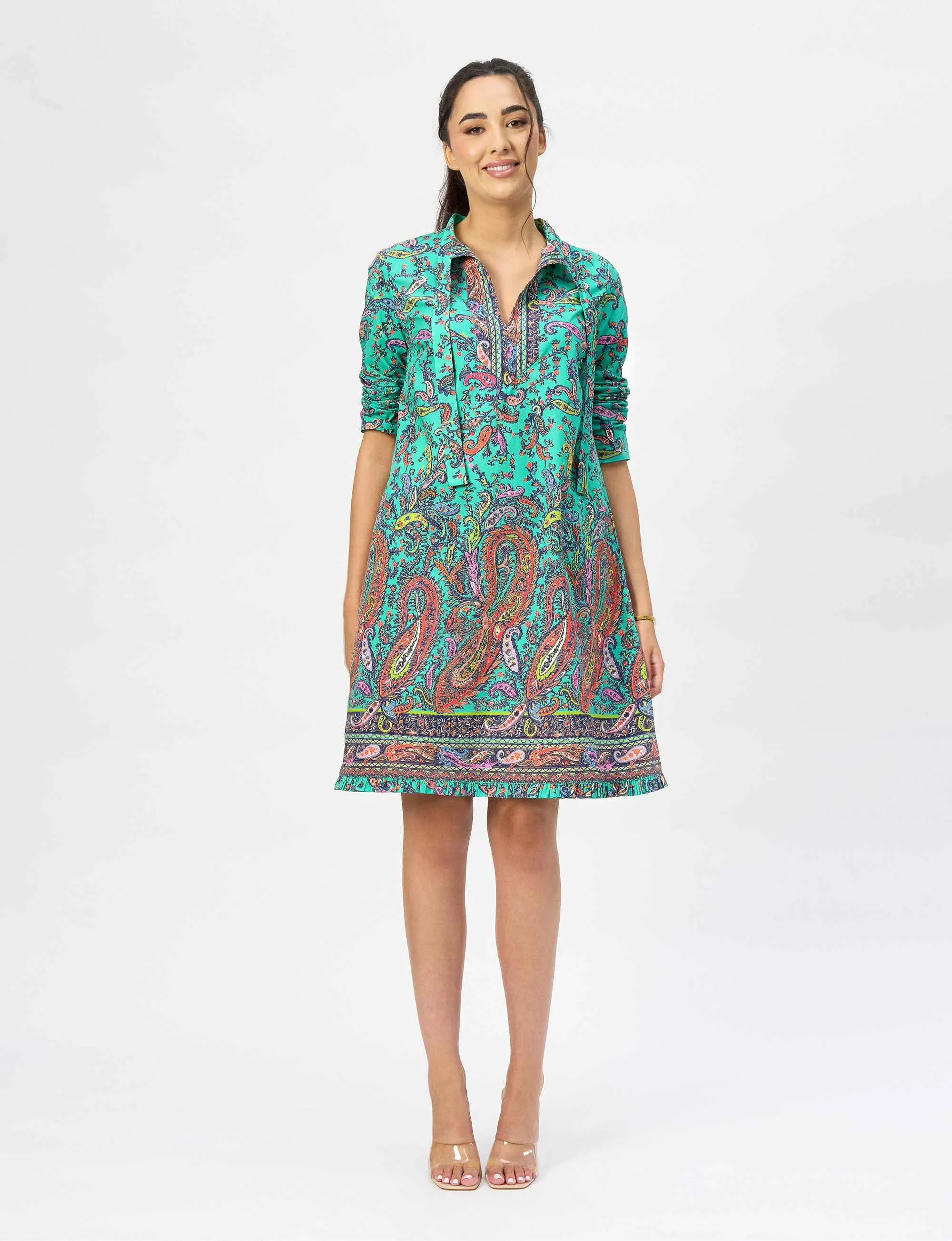 Ursula 'Jaipur Dreams' A-line Shift Dress