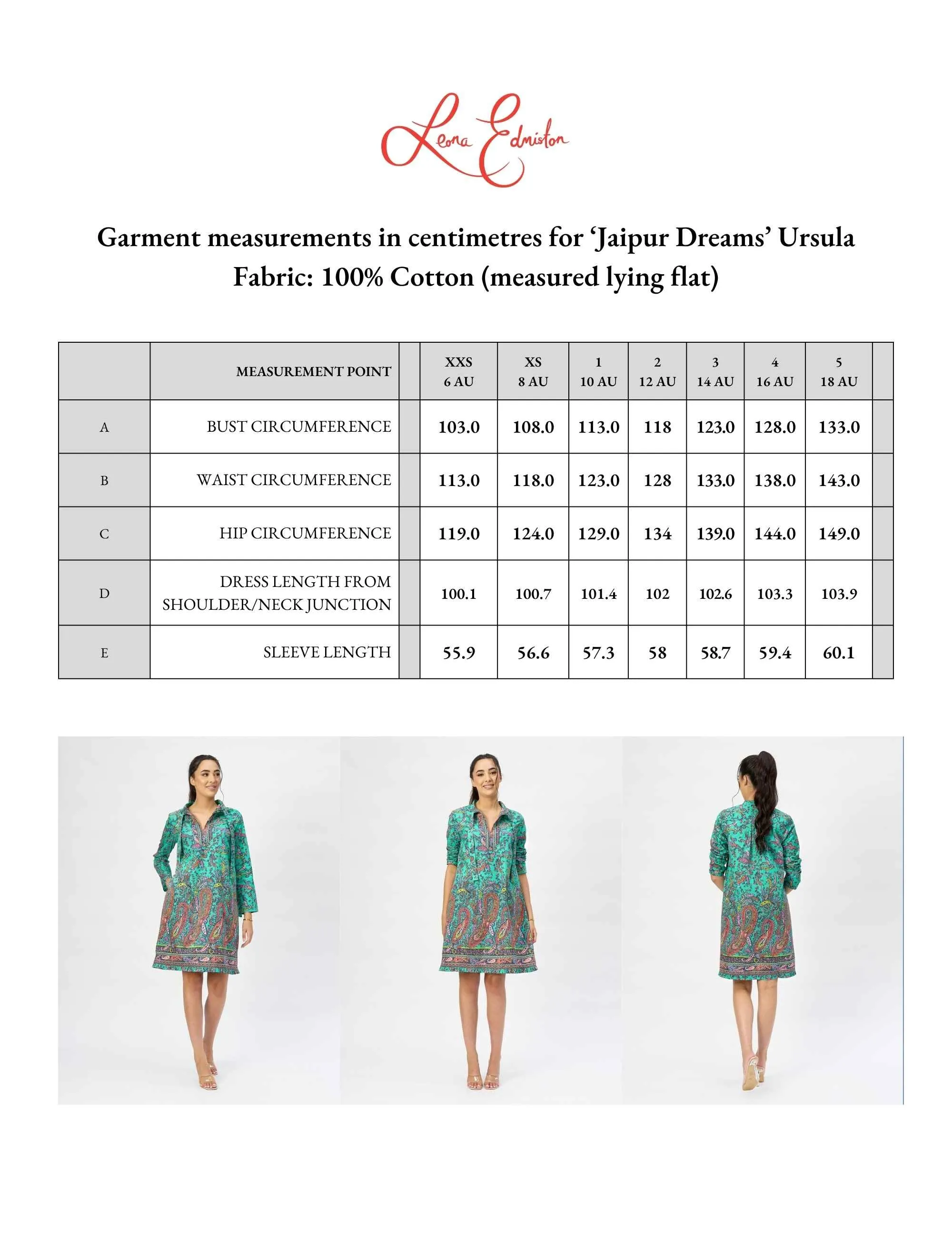 Ursula 'Jaipur Dreams' A-line Shift Dress