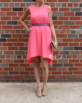 Vanessa Pink High-Low Cocktail Dress