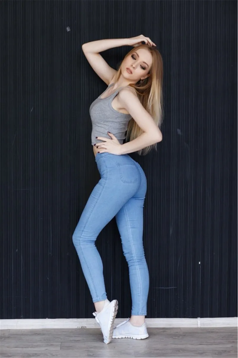 VenusFox High Waist Slim Fit Jeans