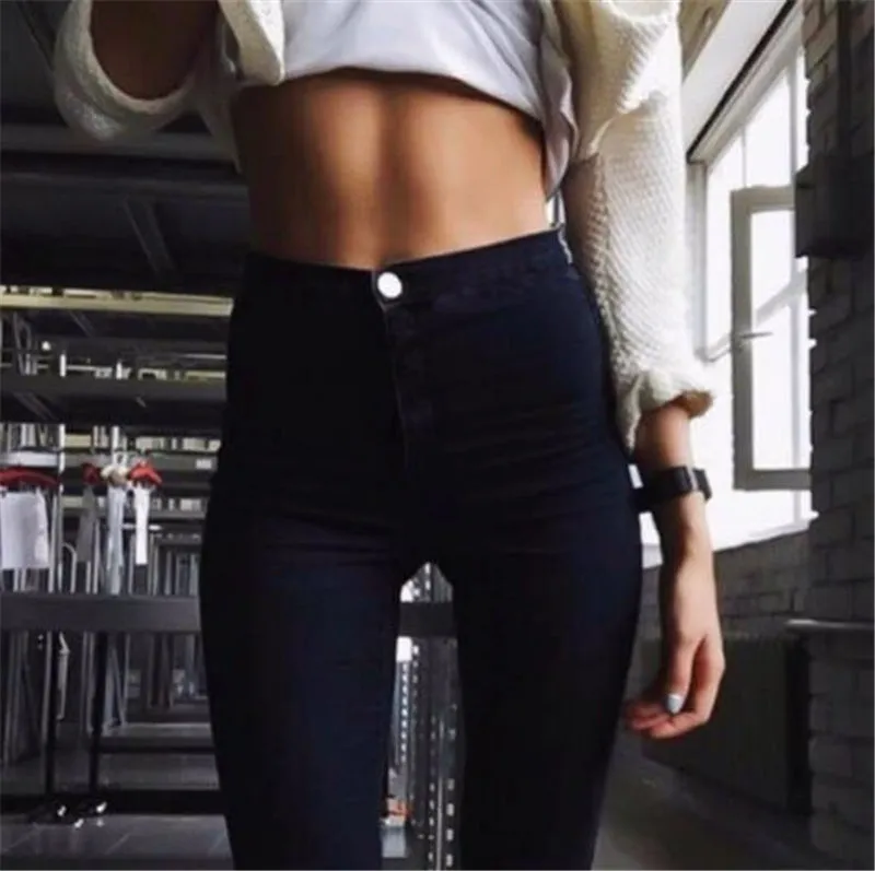VenusFox High Waist Slim Fit Jeans
