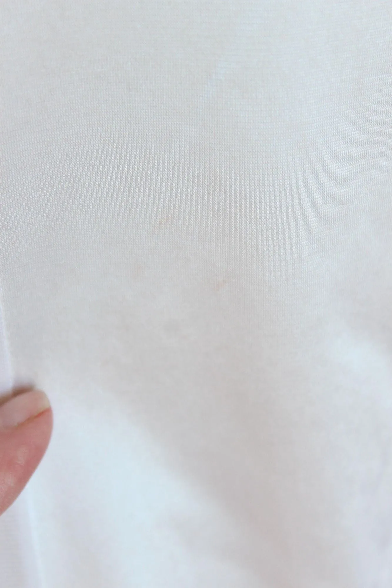 Vintage 1980s White Nylon Full Slip