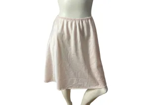 Vintage pink half slip L Sears