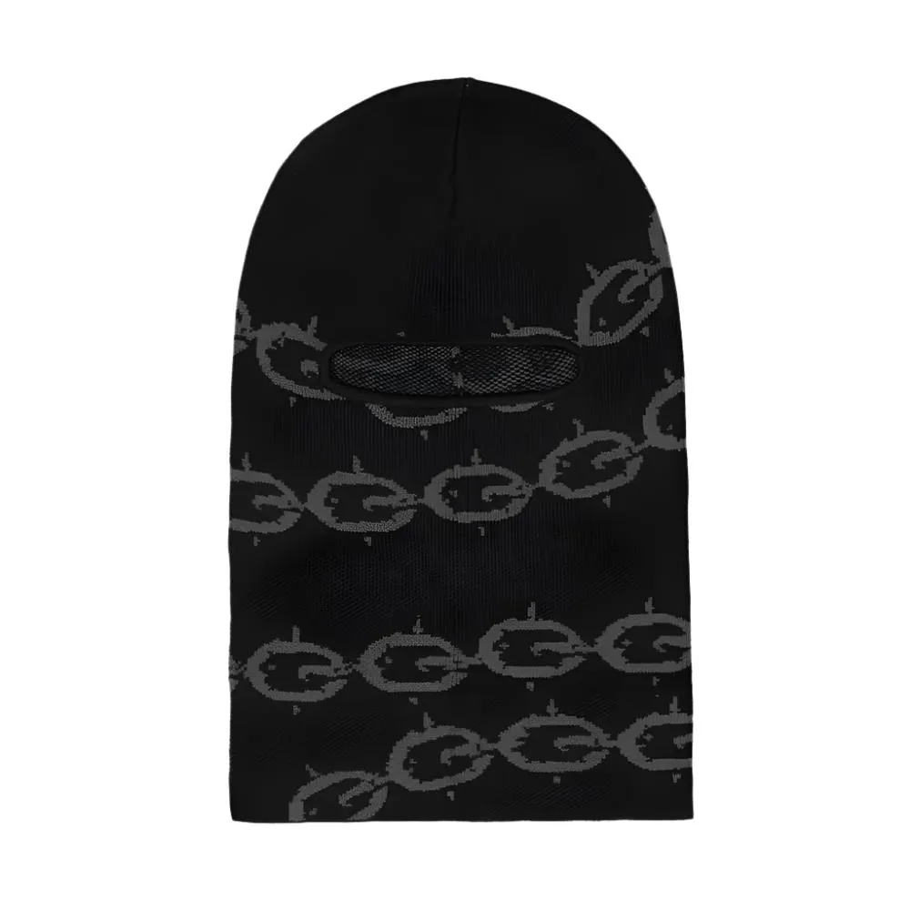 WASTED PARIS CHROME BALACLAVA // BLACK/CHARCOAL